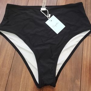 High waisted bathing suit bottom